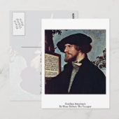 Boniface Amerbach door Hans Holbein de Younger Briefkaart (Voorkant / Achterkant)