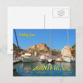 Bonifacio, Corsica, Frankrijk Briefkaart (Voorkant / Achterkant)