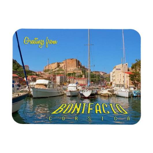 Bonifacio, Corsica, Frankrijk Magneet (Horizontaal)