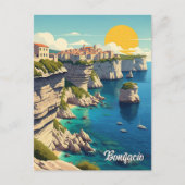 Bonifacio Corsica Frankrijk Reizen Briefkaart (Voorkant)