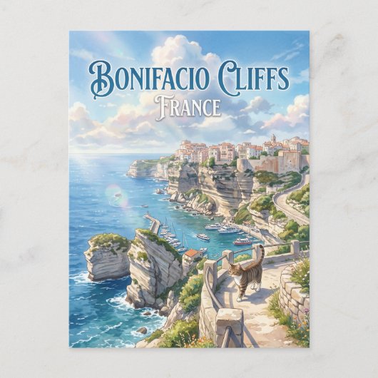 Bonifacio Frankrijk Briefkaart (Voorkant)
