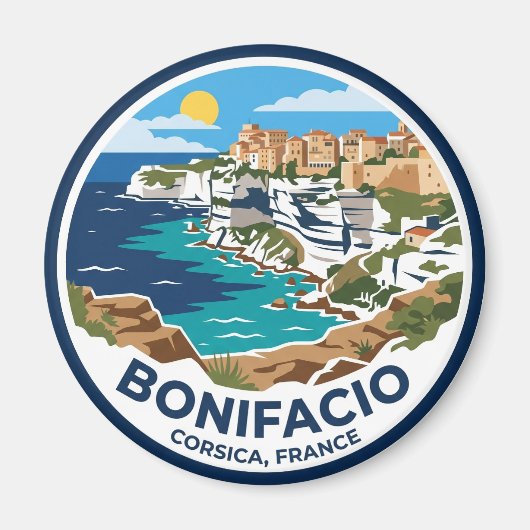 Bonifacio Frankrijk Magneet (Voorkant)