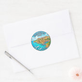 Bonifacio Frankrijk Ronde Sticker (Envelop)