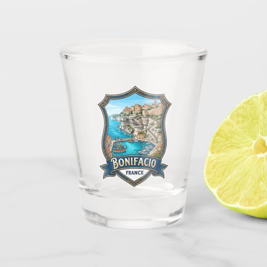 Bonifacio Frankrijk Shot Glas (Voorkant)