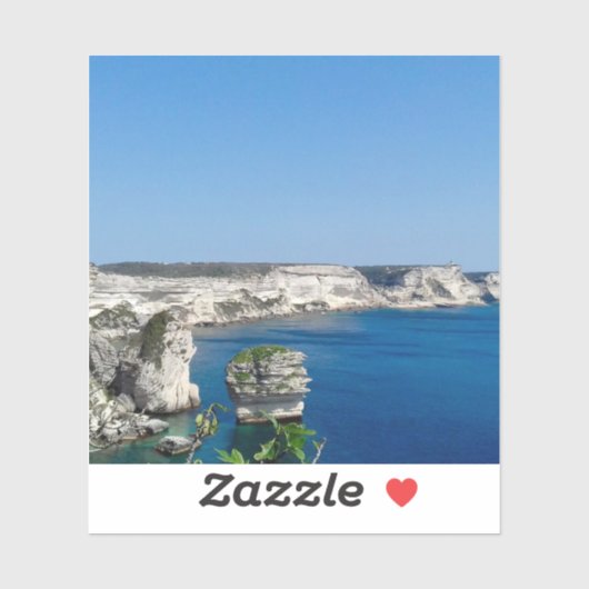 Bonifacio in Corsica Sticker (Vel)