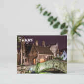Bonifaciusbrug in Brugge Briefkaart (Staand voorkant)
