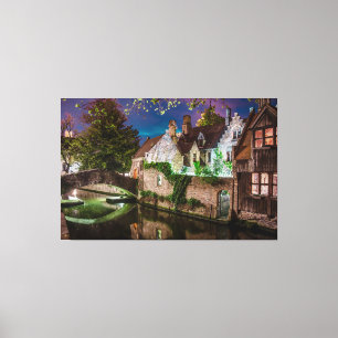 Bonifaciusbrug in Brugge Canvas Afdruk
