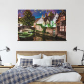 Bonifaciusbrug in Brugge Canvas Afdruk (Insitu (Slaapkamer))