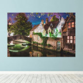 Bonifaciusbrug in Brugge Canvas Afdruk (Insitu (Houten vloer))