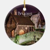 Bonifaciusbrug in Brugge Keramisch Ornament (Achterkant)