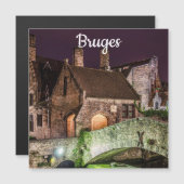 Bonifaciusbrug in Brugge Magnet (Voorkant / Achterkant)