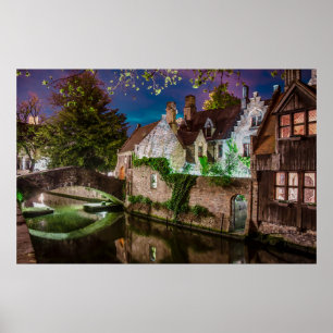 Bonifaciusbrug in Brugge Poster