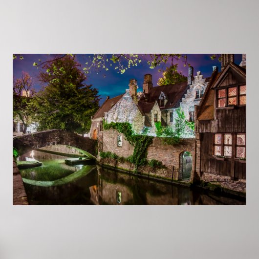 Bonifaciusbrug in Brugge Poster (Voorkant)