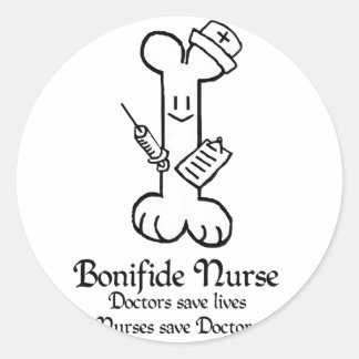 Bonifide Verpleegkundige Sticker