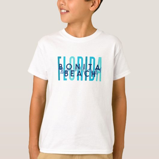 Bonita Beach Florida (Ocean Waves) T-shirt (Voorkant)