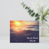 Bonita Beach Sunset briefkaart (Staand voorkant)