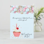 bonita Invitation de festejo Kaart (Staand voorkant)