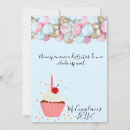 bonita Invitation de festejo Kaart