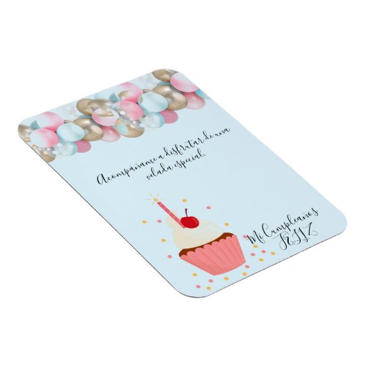 bonita Invitation de festejo Magneet (Rechterzijde)