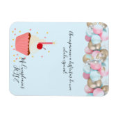 bonita Invitation de festejo Magneet (Horizontaal)