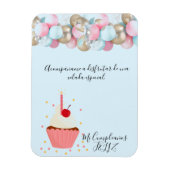 bonita Invitation de festejo Magneet (Verticaal)