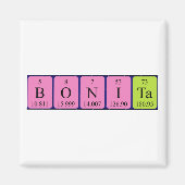 Bonita periodieke table name magnet (Voorkant)
