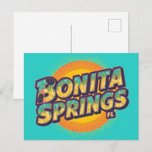 Bonita springs dreaming briefkaart (Voorkant / Achterkant)