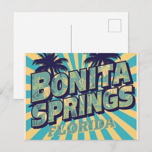 Bonita springs dreaming briefkaart (Voorkant / Achterkant)