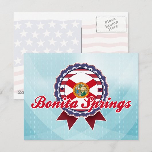 Bonita Springs, FL Briefkaart (Voorkant / Achterkant)