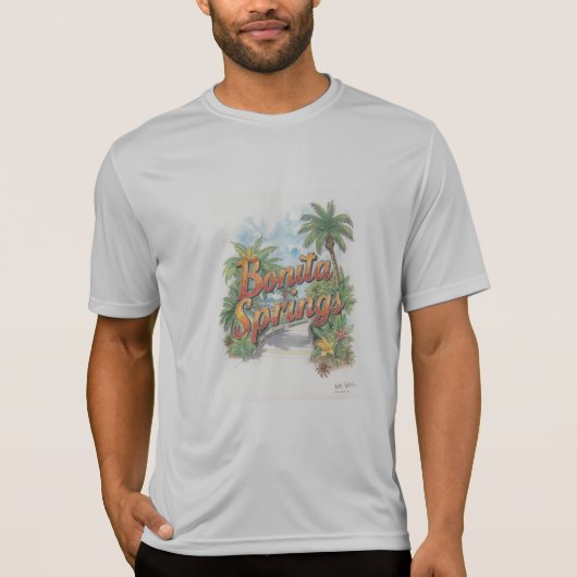 Bonita springs, florida droom t-shirt (Voorkant)