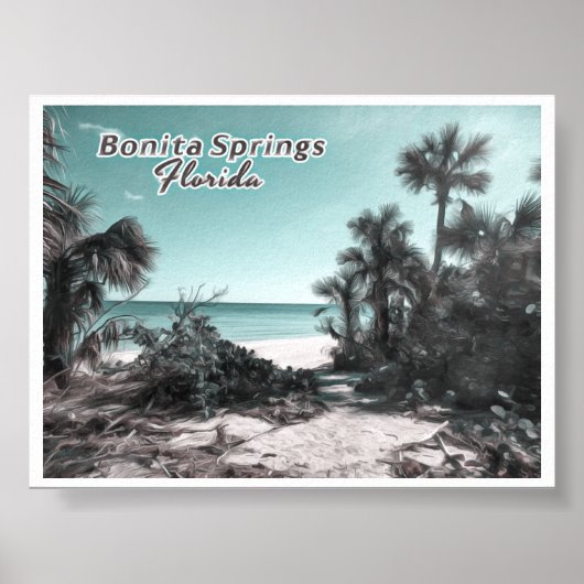BONITA SPRINGS FLORIDA POSTER (Voorkant)