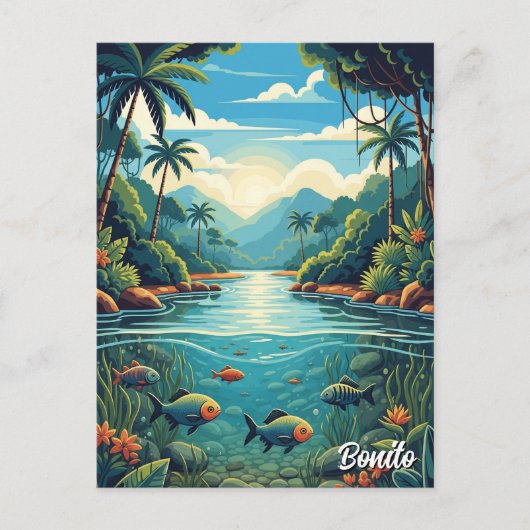 Bonito Brazilië Reizen Briefkaart (Voorkant)
