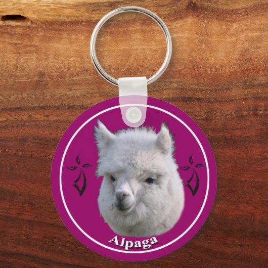 Bonito L'alpaga Sleutelhanger (Voorkant)