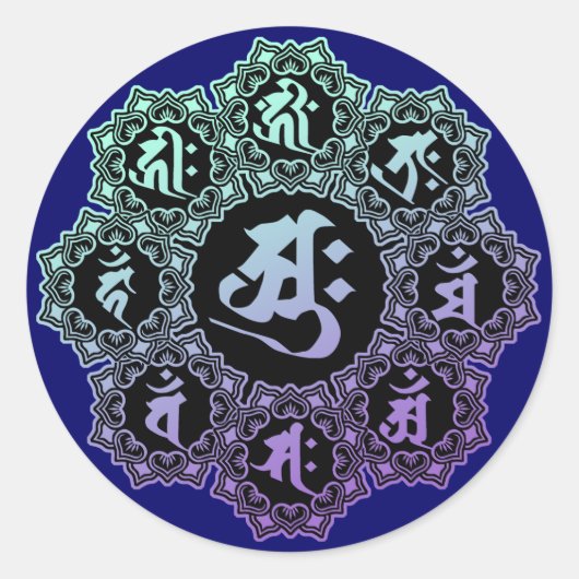 Bonji Eto 1 Ronde Sticker (Voorkant)