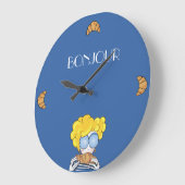 Bonjour Acrylwandklok Grote Klok (Hoek)