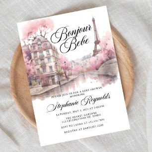 Bonjour Baby Hallo Baby baby shower Baby Kaart