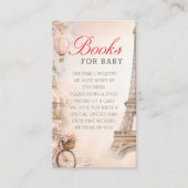 Bonjour Bébé Baby Shower Books for baby Insert Informatiekaartje (Voorkant)