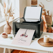 Bonjour Bébé Baby shower Favoriet Tafelteken Poster