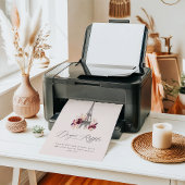 Bonjour Bébé Baby shower Luier Raffle Sign Poster