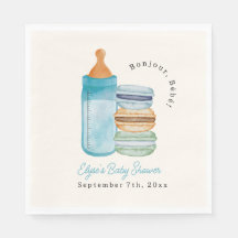 Bonjour Bébé Blauwe Macarons & Melk Jongens Baby S