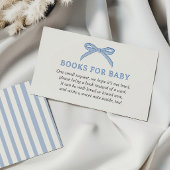 Bonjour Bébé Blue Paris Eiffel Boeken voor Baby Informatiekaartje