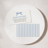 Bonjour Bébé Blue Paris Eiffel Boeken voor Baby Informatiekaartje