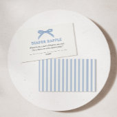 Bonjour Bébé Blue Paris Eiffel Diaper Raffle Informatiekaartje