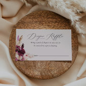 Bonjour Bébé Blush Diaper Raffle Card Informatiekaartje