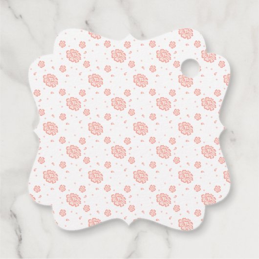 Bonjour Bebe Eiffel Tower Paris Baby shower Bedankjes Labels (Achterkant)