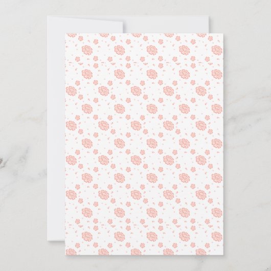 Bonjour Bebe Eiffel Tower Paris Baby shower Kaart (Achterkant)