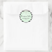 Bonjour bebe frans geïnspireerd baby shower sticke ronde sticker (Tas)