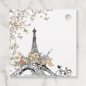 Bonjour Bebe Frans Genderneutraal Baby shower Bedankjes Labels (Achterkant)