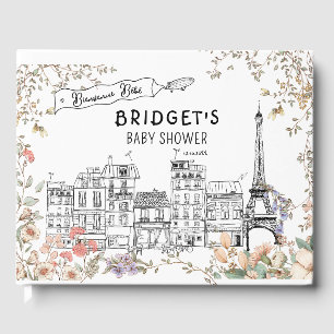Bonjour Bebe Frans Genderneutraal Baby shower Gastenboek