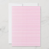 Bonjour Bebe Frans Paris Roze Giraffe Baby shower Kaart (Achterkant)